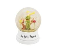 Boule à paillettes Le Petit Prince et le renard 8 cm
