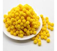 Boule à Pompons de 8mm, 2000 pièces, adaptée à la décoration de Mariage Faite à la Main, Fournitures Artisanales de Couture, Bricolage (Color : 05 Yellow, Size : 8mm 2000pcs)