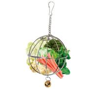 Boule à salade en métal Karlie Flamingo - 9 cm