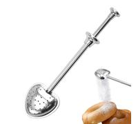 Boule À Thé À Long Manche - Filtre À Thaé En Maille En Forme De Cœur, Passoire - Sucrier En Poudre, Passoire À Thsé Télescopique, Filtre À Thé En Acier Inoxydable Pour Thaé En Feuilles