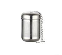 Boule à thé en acier inoxydable avec design en maille améliorée pour éviter les fuites de sédiments, convient pour infuser du thé, des bases de soupe et des mélanges d'épices personnalisés (A2-L)