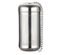 Boule à thé en acier inoxydable avec maille fine et chaîne étendue pour infuser du thé en vrac, des épices et des ingrédients à base de plantes dans plusieurs récipients (A2-XL)