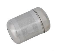 Boule à thé en acier inoxydable avec maille fine et couvercle fin, conçu pour infuser du thé en vrac, des épices et des mélanges à base de plantes dans différents types de récipients (M)