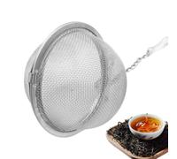 Boule à thé en acier inoxydable - En forme d'œuf - Passoire à thé fine avec chaîne - Filtre à thé réutilisable pour tasse - Accessoire pratique pour thé en vrac et herbes - Préparation durable