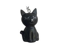 Enesco Boule à thé breloque chat Noir