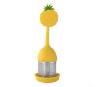 Boule à Thé Flamant pour robuste en Acier 304 et Silicone Souple - Infuseur pour feuilles Vrac Extraction Optimale - pour accessoire pour déco Tasse - 15cm(5)