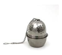 Boule à Thé & Support "Déborde" 5cm Argent Gris G
