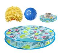 Boule Activée Par Mouvement - Jouet Pour Capturer Cache | Jouets Électriques Rechargeables Pour Chats, Jouet D'exercice Avec Couverture Pour Cacher Les Chats, Balle Jouet Pour Gat