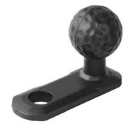 Boule adaptateur de tête coudée, base sphérique en , support de téléphone de moto, absorbant les chocs, accessoire de cyclisme utile pour une utilisation en extérieur, la navigation, la