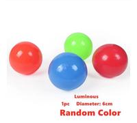 Boule Adhésive Fluorescente Anti-Stress Pour Enfant, Bâton Mural Lumineux, Boule De Cible De Noël, Décompression, Jouet, Cadeau, Nouveauté