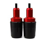 Boule Anti-Chute Cadre Protection contre les chutes d'échappement moto Compatible avec CB500F 2013-2022 curseurs Protection contre les chutes du moteur pièces rechange(Red,1 set)