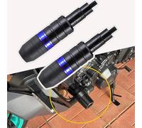 Boule Anti-Chute Moto pour Benelli Tornado Naked T 600 2020,Protèges-Cadre Garde Chute Protection Cadre Curseur Protection Contre Les Chutes Crash Pad,B Blue