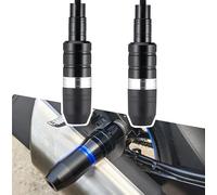 Boule Anti-Chute Moto pour Benelli ZenZero 350 2012-2016, Protèges-Cadre Garde Chute Protection Cadre Curseur Protection Contre Les Chutes Crash Pad, Accessoires D Silver