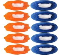 Boule Anti Poils Machine a Laver, 10 Pièces Douce PU éponge Attrape Poils Machine a Laver pour Soulage Le Vieillissement Des Vêtements élimine Efficacement Les Taches et Les Peluches