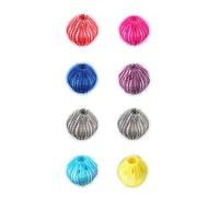 Boule Anti Poils Machine à Laver, 8 Pièces Nylon Boule de Lavage Réutilisable Colorfast Pour Meilleure Friction du Linge, Réduire l'enchevêtrement et Nettoyage Efficace