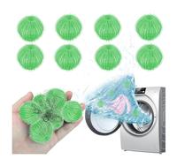 Boule Anti Poils Machine à Laver, Lot de 8 Boules de Séchage Nylon Résistant Au Décolorage pour Friction Accrue pour Un nettoyage Efficace Des Poils et Salissures Réduire l'enchevêtrement