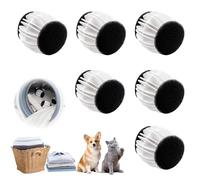 Boule Anti Poils Machine A Laver RéUtilisable, Boule Attrape Poils Machine A Laver Animaux Pour Linge Et VêTements, Attrape Poil Machine A Laver Animaux Compatible Lave-Linge SèChe-Linge. (6PCS)