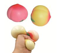 Boule Anti-Stress, Gâteau En Forme De Lune, Pastèque, Pêche, Hamburger, Maïs, Gadget Drôle, Décompression, Jouets Pour Autisme, Soulagement Du Stress