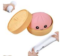 Boule Anti-Stress GéAnte MystèRe, Dumpling Dumpling Squishy Mystery XXL avec Visage,Balle Anti-Stress Portable en PâTe à Presser, Soulagement du Stress (B)
