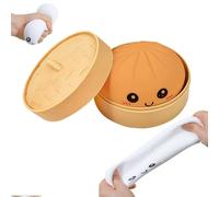 Boule Anti-Stress GéAnte MystèRe, Dumpling Dumpling Squishy Mystery XXL avec Visage,Balle Anti-Stress Portable en PâTe à Presser, Soulagement du Stress (C)