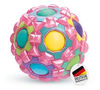 Boule arc-en-ciel rose - Jeu de patience pour enfants à partir de 3 ans - Jeu d'adresse Magic Ball - Jeu de puzzle - Petites choses idéales pour les enfants comme cadeau ou pour le calendrier de