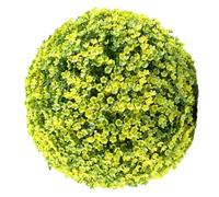 Boule artificielle pour coupe de forme - Boule résistante aux UV - de buis artificielle résistante aux intempéries - Décoration décorative pour l'extérieur - Design moderne à suspendre - Mille