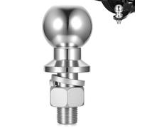 Boule Attelage Tracteur Tondeuse, 50 mm Boule d'attelage de Remorque, 3,5 Tonnes Boules d'Attelages Boulon à Tête Sphérique pour Attache Remorque Voiture Camions Tracteurs