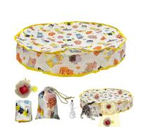 Boule Automatique Pour Chat | 360 Degrés Rotation Intelligente Jouet Pour Animal Domestique - Jeu Avec Sac Et Tapis Electrique Pour Chats Chiens Chasse Entraînement Course En Intérieur - Chasse Jeu So