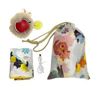 Boule Automatique Pour Chat - Rotation 360° Balle Roulante Rapide | Jeu Électrique Avec Sac Et Tapis Pour Chaton Chien,Pour Chien Chat Chasse Jeu Solo Dressage Loisir