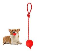 Boule avec corde jouet pour chien | Boules en corde en caoutchouc pour chiens,Balles de chien en caoutchouc réutilisables à mâcher pour dresser attraper et ramasser des chiens, cadeaux pour les