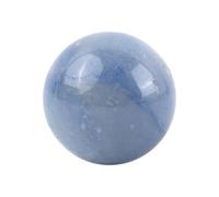 Boule aventurine bleue polie naturelle, cristal poli avec propriétés énergétiques, sphère polie, pierre polie, boule cristal (aventurine bleue, 3 cm)