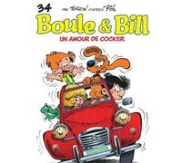 Boule & Bill - Tome 34 - Un amour de cocker - Diego Aranega - Dargaud - cartonné - Bande dessinée jeunesse
