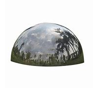 Boule Creuse en Acier Inoxydable 304, Demi-sphère en Acier Inoxydable for décoration de Jardin et de Maison(100mmx1mm(2pcs))