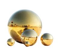 Boule Creuse en Acier Inoxydable 304 for sphère de Jardin réfléchissante polie Miroir en extérieur(135mm(4pcs))
