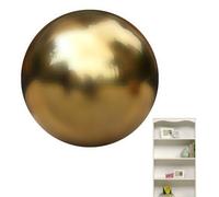 Boule creuse en acier inoxydable - Boules creuses sans couture, miroir | Sphère creuse polie brillante en titane doré pour décoration de la maison et du jardin pour l'extérieur, doré