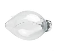 Boule Creuse Transparente PET Décoration Noël Mariage(13.5×6.5cm) | Matériau PET transparent, pour brillance réfléchissante, aspect verre réaliste, incassable, sécurité enfants