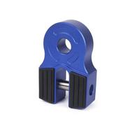 Boule d’attelage de remorque Support de Crochet de remorquage Plat Universel 16 000 LB, avec goupille en Fer et Protection en Caoutchouc pour camionnette UTV SUV(Blue)