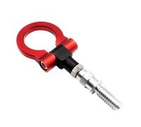Boule d’Attelage Équerre Crochet De Remorquage De Course Universel Convient pour BMW, Barres De Remorquage De Remorque pour Voitures Avant Et Arrière YC100397 Boule d’Attelage 50mm(Red)