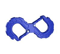 Boule d’Attelage Équerre Crochet Universel Portable en Forme de S, Boucle en U à Double extrémité, Sauvetage Rapide, Barre de remorquage Hors Route, Accessoires de remorque remorque Boule(Blue)