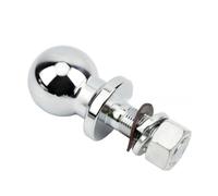 Boule d’Attelage Équerre Tige de boule de remorquage à montage sur attelage de 50mm, capacité de diamètre, pièces de remorque d'accouplement, pièces de caravane de camping-car RV Boule d’Attelage 50mm