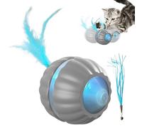 Boule d'activité pour chats - Appareil de divertissement autonome en mouvement pour animaux de compagnie curieux, unité de jeu intelligente d'intérieur qui soutient l'instinct de chasse, objet de m me