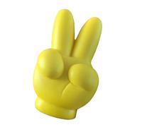 Boule d'antenne de voiture à geste de main - Fournitures de décoration extérieure jaune, décoration de toit de voiture | Un animal de compagnie en mousse unique qui vous permet de trouver facilement