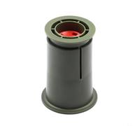 Boule d'appât portable pour pêche à la carpe - 45 x 80 mm - Vert gazon - Avec boîte pliante - Outil de pêche en plein air