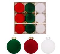 Boule d'arbre de Noël, 9 pendentifs suspendus | Décoration de sapin de Noël pour la maison pendant la fête de la cheminée de la réunion de plaisir