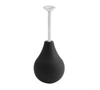Boule d'arrosage en silicone souple, pour ingénierie en feutre humide, outil portable en laiton de 224 ml avec tête amovible pour plantes et voyages (noir)