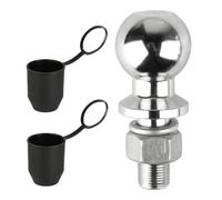 Boule d'attelage 3.5T 50mm pour Tracteur, Quad, ATV, remorque - Attelage Universel pour Tracteur agricole, remorque, UTV avec Capuchons Anti-Usure Ø22mm