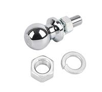 Boule D'attelage à écrou Hexagonal chromé de 1 7/8 Po de Diamètre, Boule D'attelage de Remorque, Boule D'attelage en Acier chromé pour Tracteur de Pelouse ATV UTV 5/8 X 1 3/4 Po