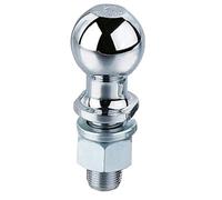 Boule d'attelage de Remorque Boule d'attelage de remorque remorquage en Argent, 1 pièce, Boule Montage, capacité Tige 50mm, Accouplement 5000lbs for RV Camping-Car Caravane