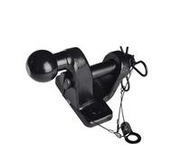 Boule d'attelage de Remorque Goupille de Boule remorquage d'attelage remorque 50mm for l'accouplement Universel mâchoire goupille(Black Paint)