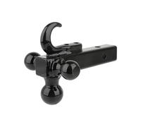 Boule d'attelage de remorque Support d'attelage de remorque Tri-Ball, Taille Boule 1-7/8 "2" 2-5/16 "avec goupille Crochet, attelage remorquage Camion for la Plupart des Voitures, Camping-Cars et VTT